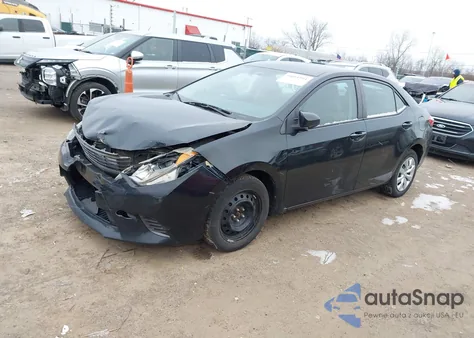 2016 Toyota Corolla Le из США, поврежденный, VIN 5YFBURHE5GP478755